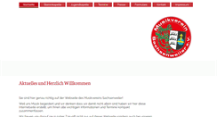 Desktop Screenshot of mv-sachsenweiler.de